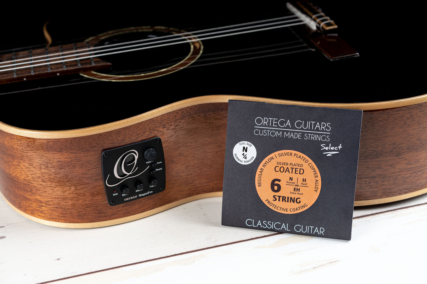 ORTEGA Custom Made Strings Select 4/4 Scale - Classical Guitar 6 String