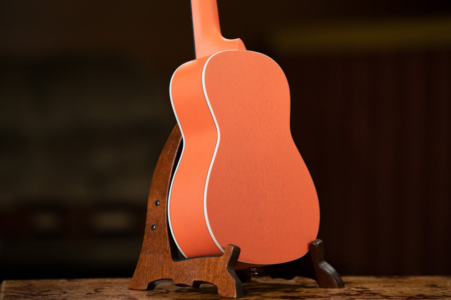 ORTEGA Earth Serie Konzert Ukulele 4 String - Hokkaido Pumpkin Orange