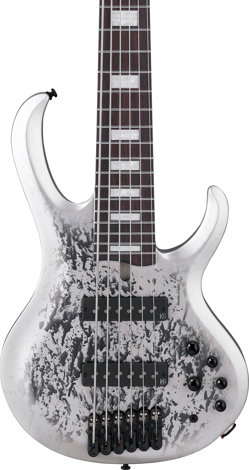 IBANEZ BTB E-Bass 6-String 25th Anniversary - Silver Blizzard Matte