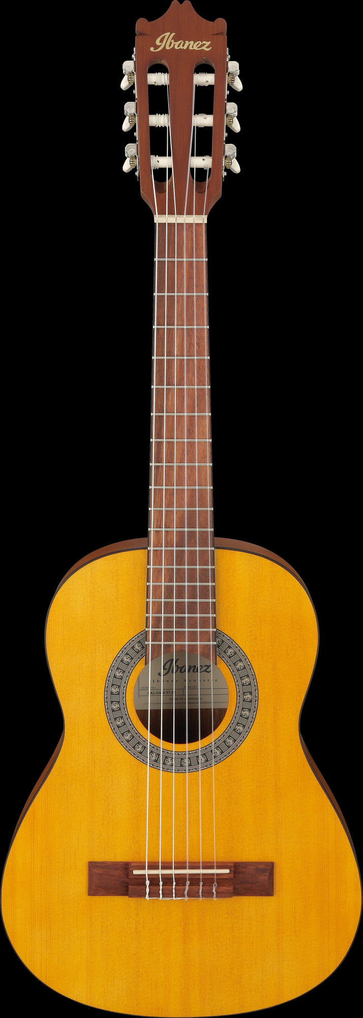IBANEZ GA Classical Guitar 6-String 1/2 Body - Open Pore Amber