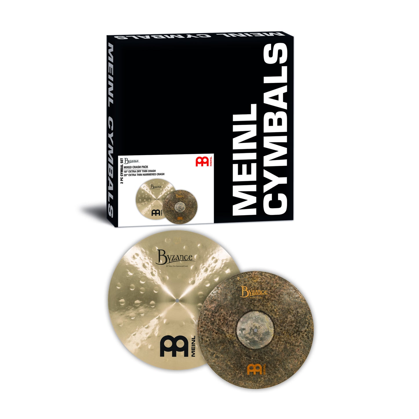 MEINL Cymbals Byzance Mixed Set Crash Pack