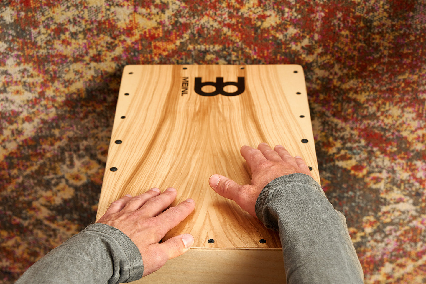MEINL Percussion Snarecraft Series Snare Cajon 100 - Heart Ash