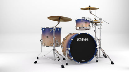 TAMA Starclassic Walnut/Birch Lacquer Shell Kit 3 teilig - Satin Purple Atmosphere Fade/Chrom HW