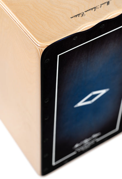 MEINL Percussion Artisan Edition Series String Cajon Tango Line - Blue Fade