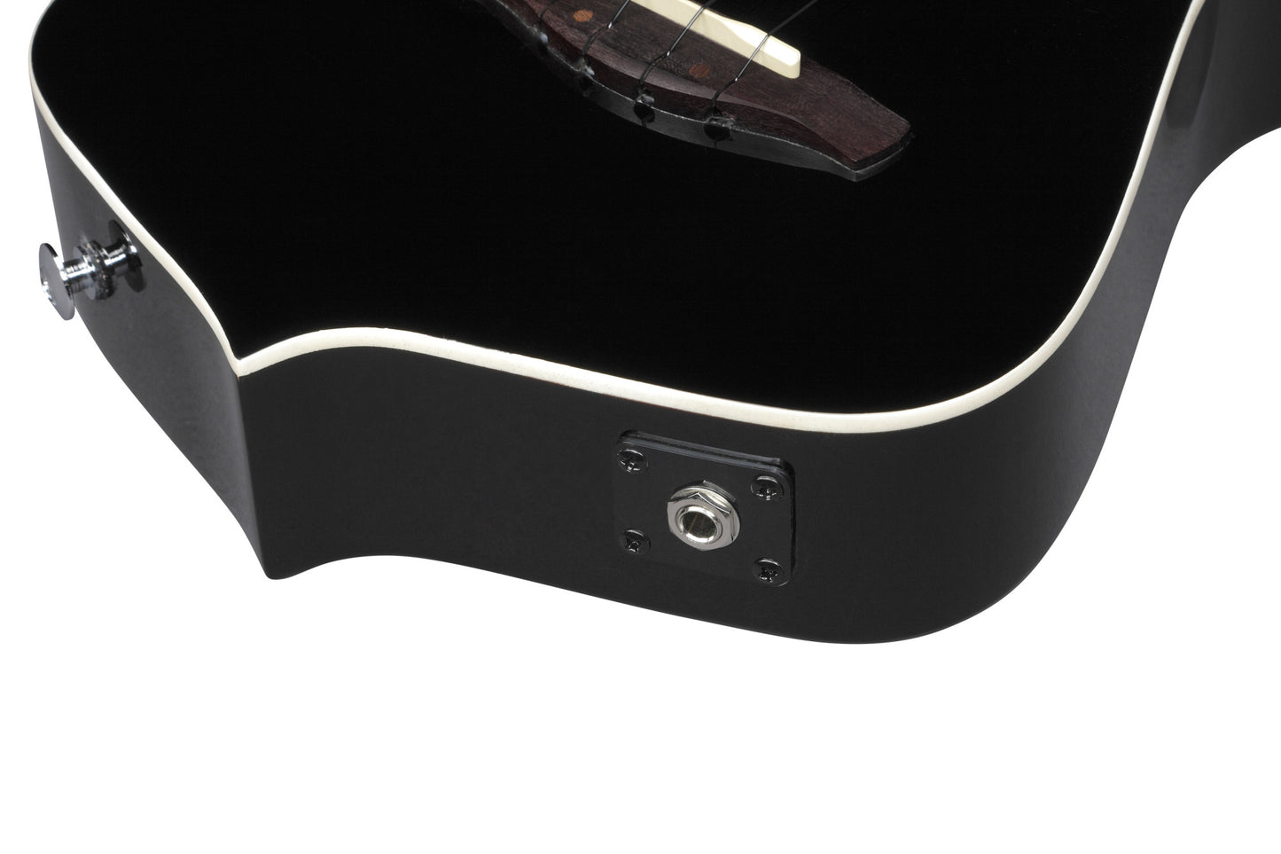 IBANEZ Iceman Tenor Ukulele 4-String - Black High Gloss + Gigbag