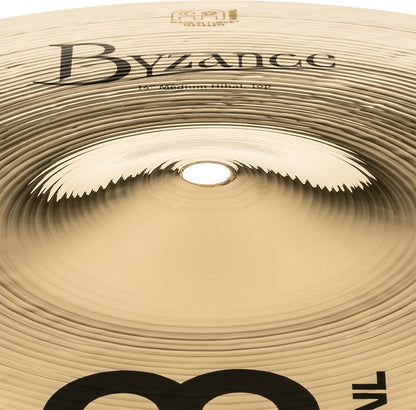 MEINL Cymbals Byzance Brilliant Medium Hihat - 14"