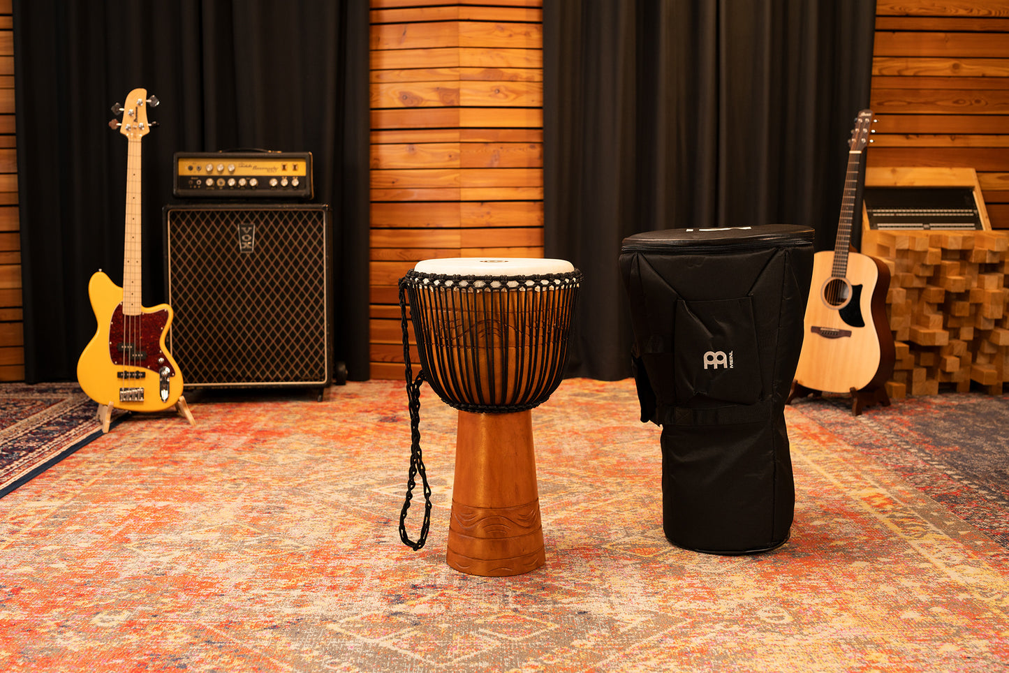 MEINL Percussion Water Rhythm Series Djembe - Extra Large + Bag