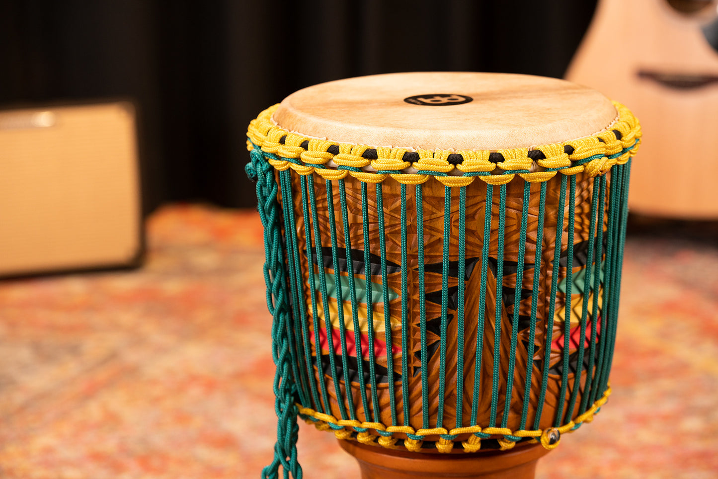 MEINL Percussion Artisan Edition Tongo Carved Djembe - 12”