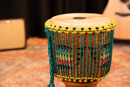 MEINL Percussion Artisan Edition Tongo Carved Djembe - 12”