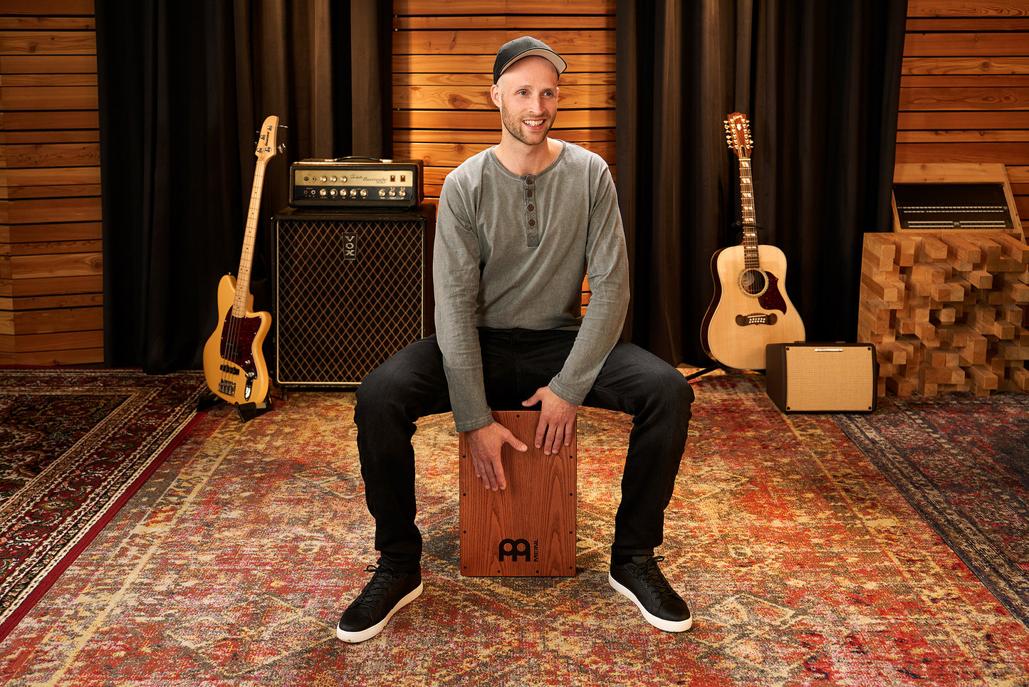 MEINL Percussion Headliner® Series String Cajon - American White Ash