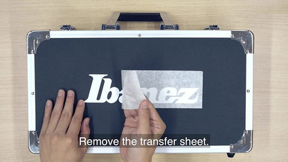 IBANEZ Sticker White Logo 230 mm x 56 mm