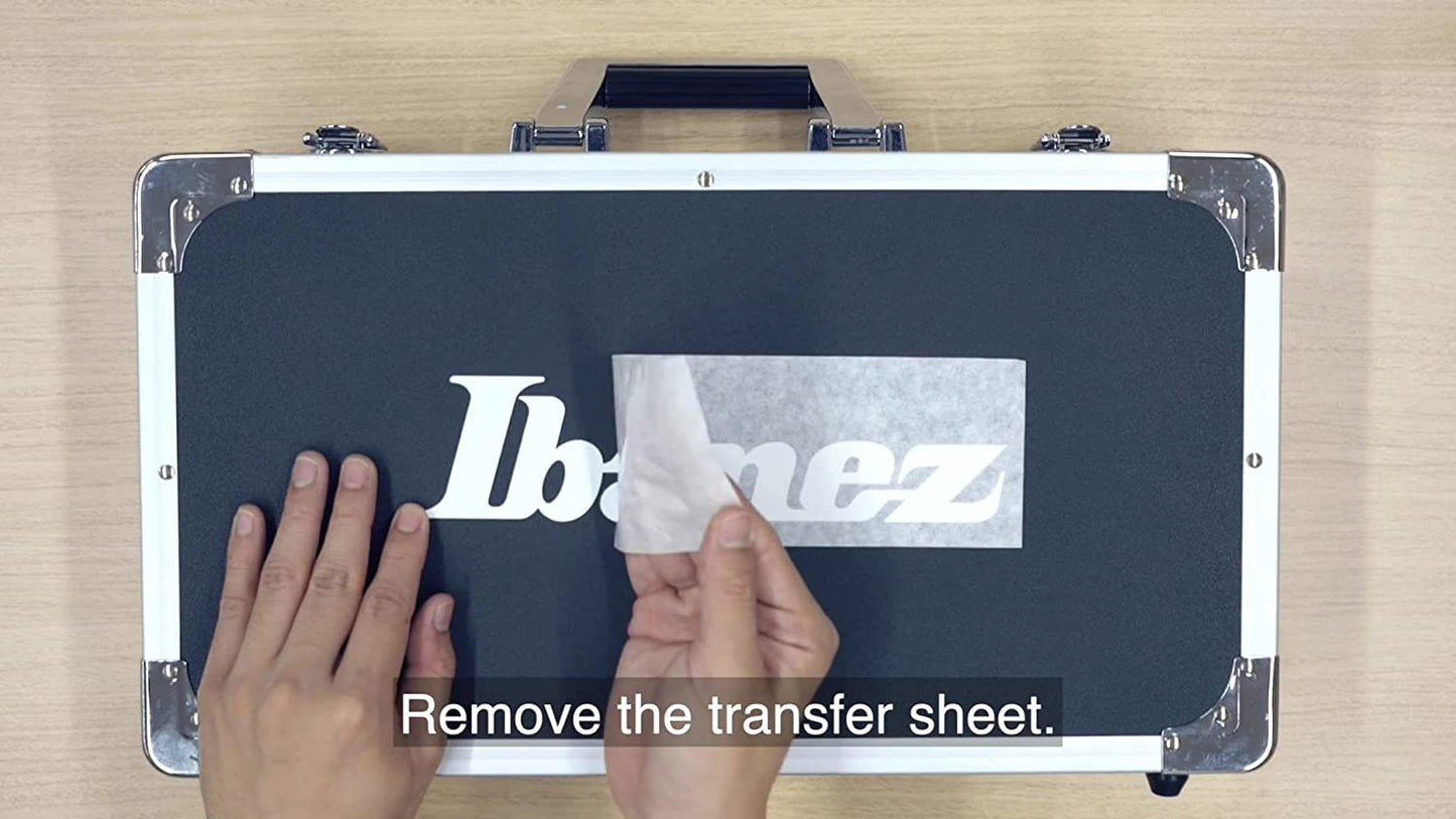 IBANEZ Sticker White Logo 230 mm x 56 mm