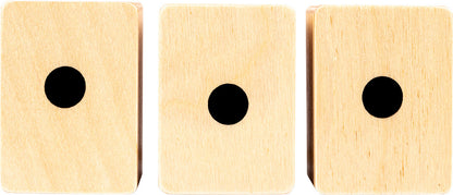 MEINL Percussion Mini Cajon Shaker Set - Bubinga/Natural/Zebrano