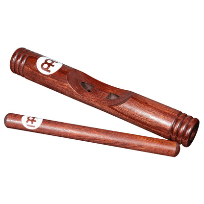 MEINL Percussion Wood Claves African - Hollowed Out Select Hardwood