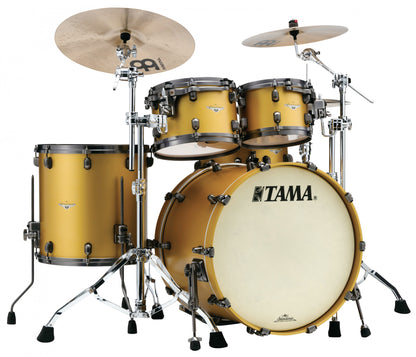 TAMA Starclassic Maple Lacquer Shell Kit 4 teilig - Satin Aztek Gold Metallic/Smoked Black Nickel HW