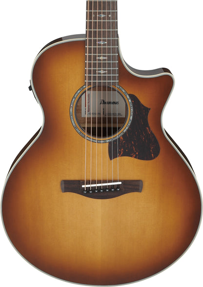 IBANEZ AE Akustikgitarre 7-String - Tobacco Edge Burst High Gloss