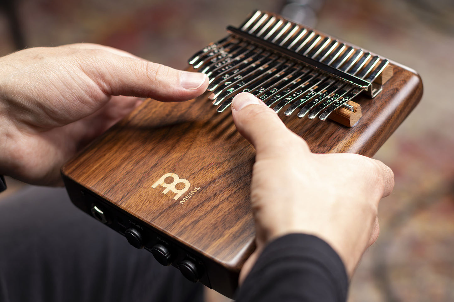MEINL Percussion Solid Pickup Kalimba - American Walnut
