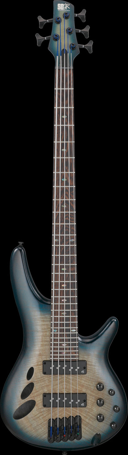 IBANEZ Bass Workshop SR Electric Bass 5-String - Cosmic Blue Starburst