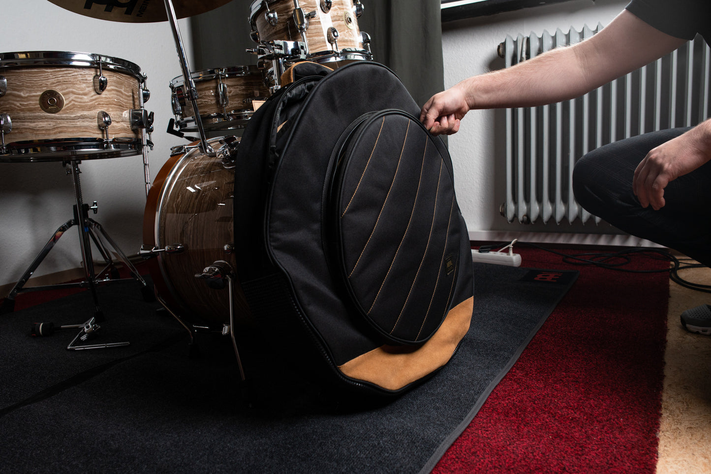 MEINL Cymbals Classic Woven Cymbal Bag - 22” Black