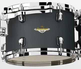 TAMA Starclassic Maple Lacquer Rack Tom 8" x 6" - Flat Black/Chrom HW
