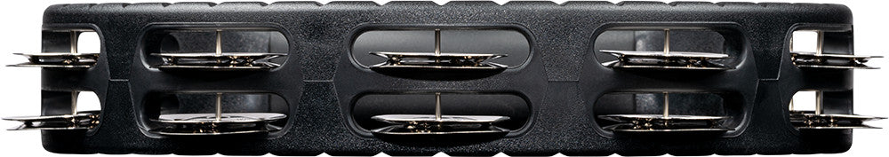 MEINL Percussion Headliner® Series Molded ABS Dual-Row Tambourine - Black