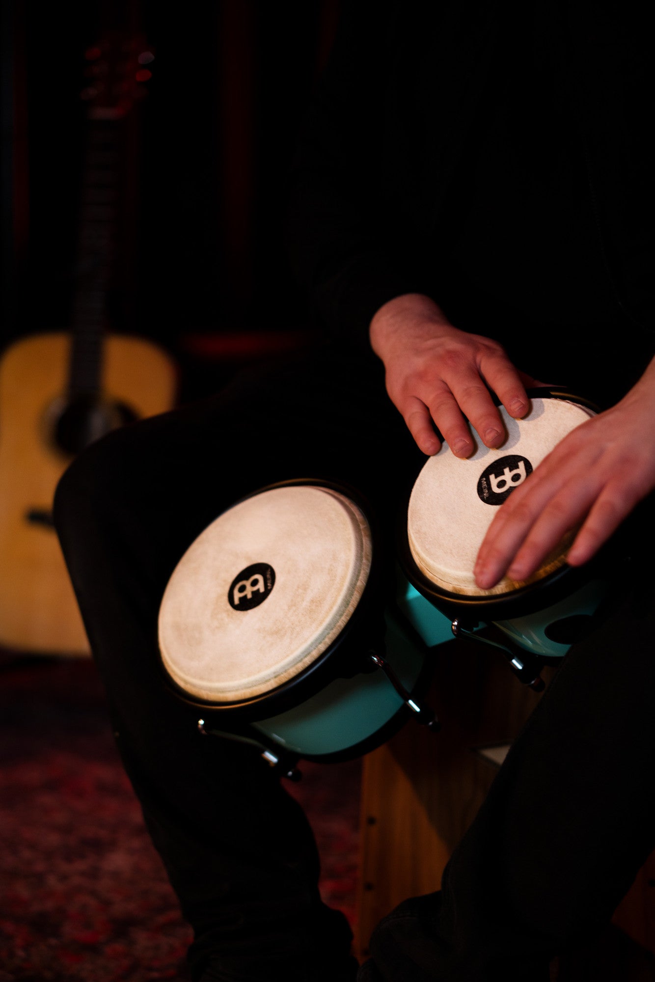 MEINL Percussion Journey Series Bongo 6 1/2" Macho & 7 1/2" Hembra - Seafoam Green