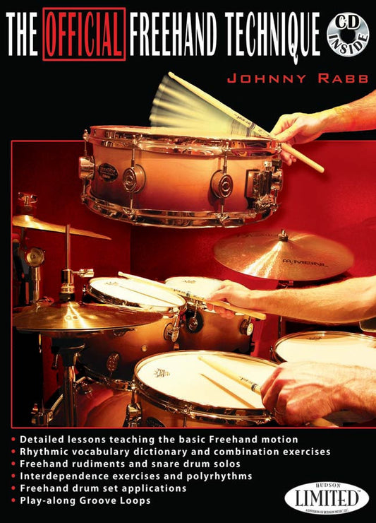 Johnny Rabb "The Official Freehand Technique" Lehrbuch inkl. CD - Englisch