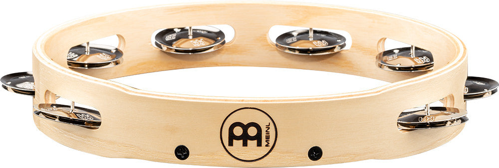 MEINL Percussion Artisan Edition Series Single-Row Wood Tambourine - 10"