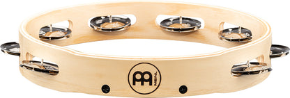 MEINL Percussion Artisan Edition Series Single-Row Wood Tambourine - 10"