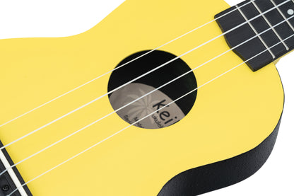 KEIKI K2 Serie Sopran Ukulele Set - Agathis / ABS Lemon Grass