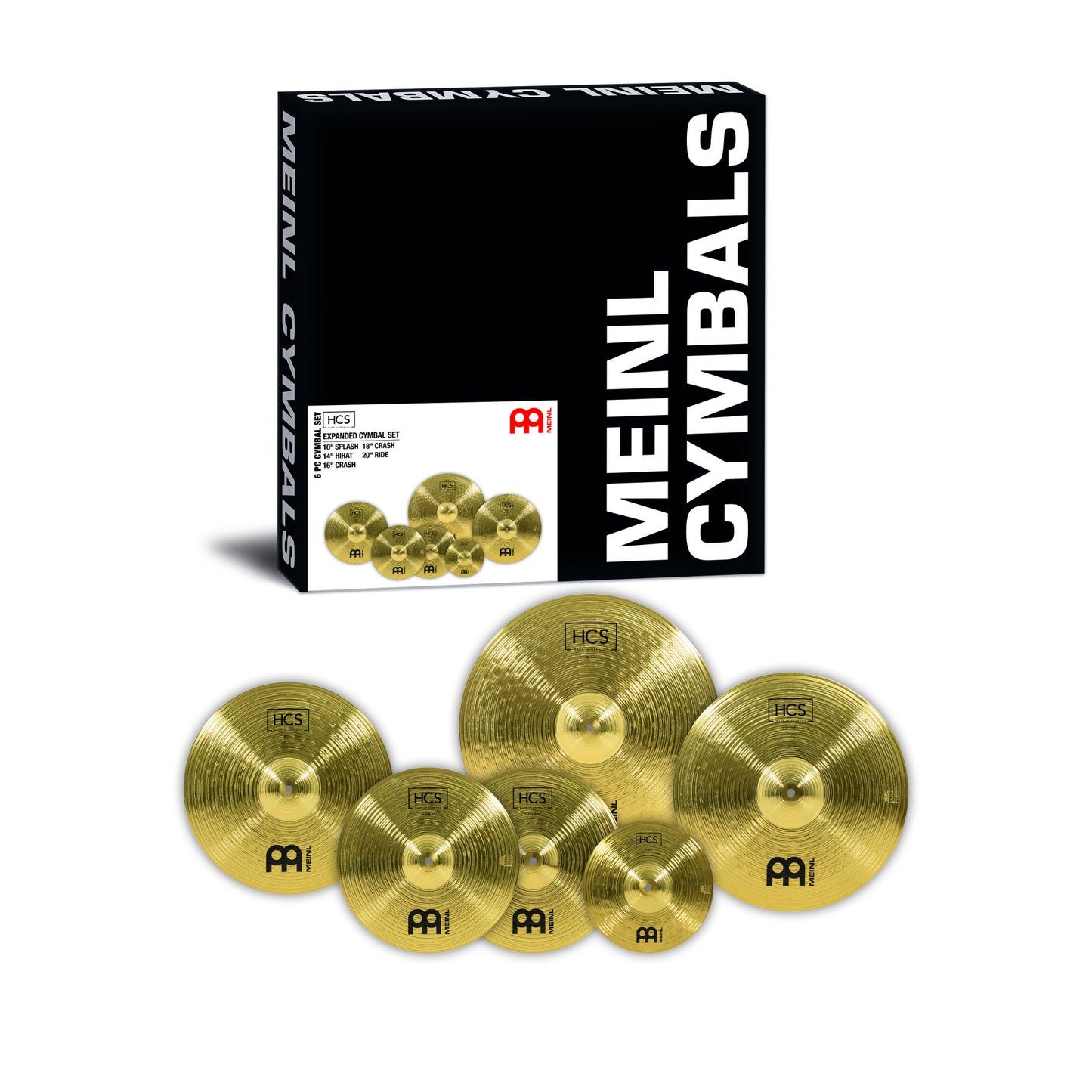 MEINL Cymbals HCS Expanded Cymbal Set