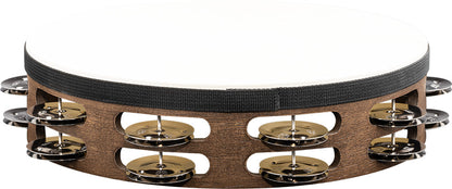 MEINL Percussion Traditional Wood Series Headed Tambourine - 10"