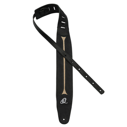 ORTEGA Echtlederbassgurt - Vintage Ash