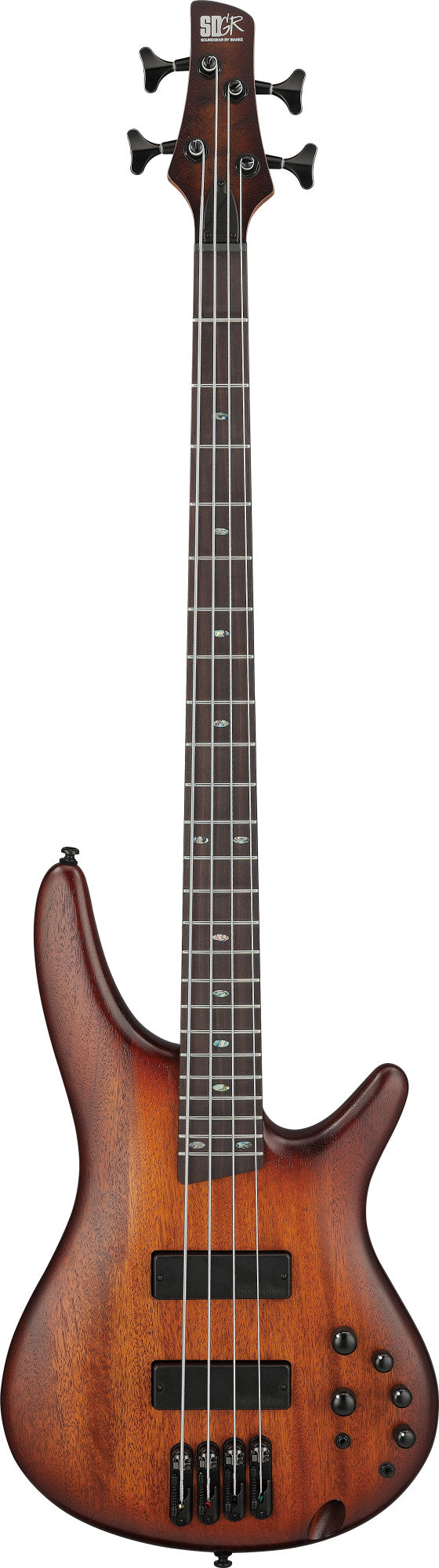 IBANEZ SR Electric Bass 4-String - Mahogany Brown Burst Low Gloss