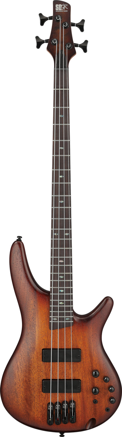 IBANEZ SR Electric Bass 4-String - Mahogany Brown Burst Low Gloss
