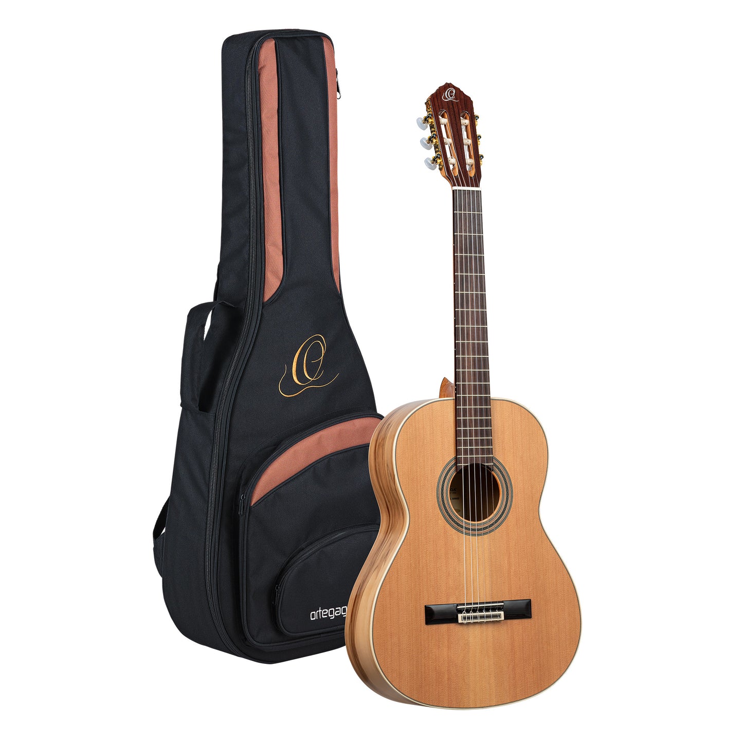 ORTEGA Traditional Series 4/4 Nylon String Guitar 6-String + Pro Gigbag