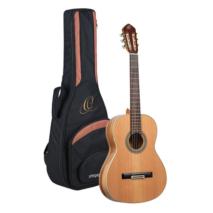 ORTEGA Traditional Series 4/4 Nylon String Guitar 6-String + Pro Gigbag
