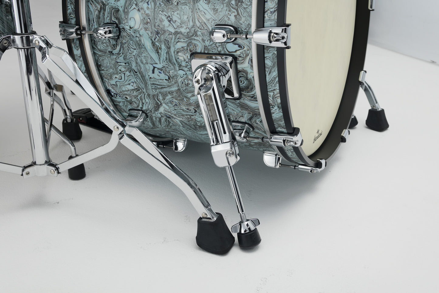TAMA Starclassic Maple Duracover Wrap Shell Kit 3 teilig - Sky Blue Swirl/Chrom HW