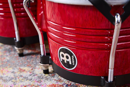 MEINL Percussion Marathon Traditional Bongo 6 3/4" Macho & 8" Hembra - Wine Red