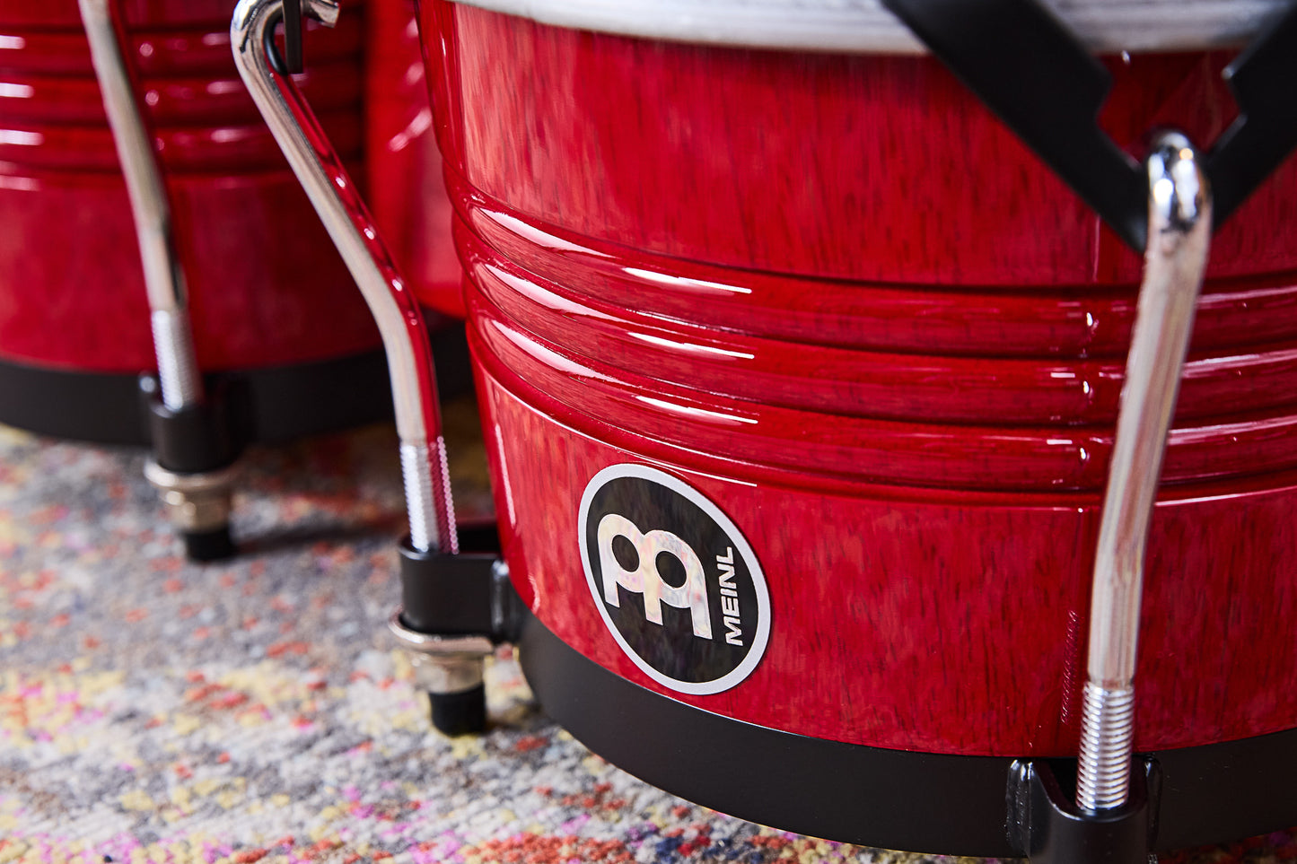 MEINL Percussion Marathon Traditional Bongo 6 3/4" Macho & 8" Hembra - Wine Red