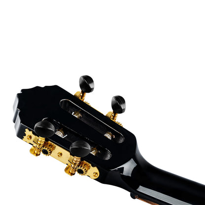 ORTEGA Onyx Serie Tenor Ukulele 4 String - Spruce / Mahogany Black + Bag