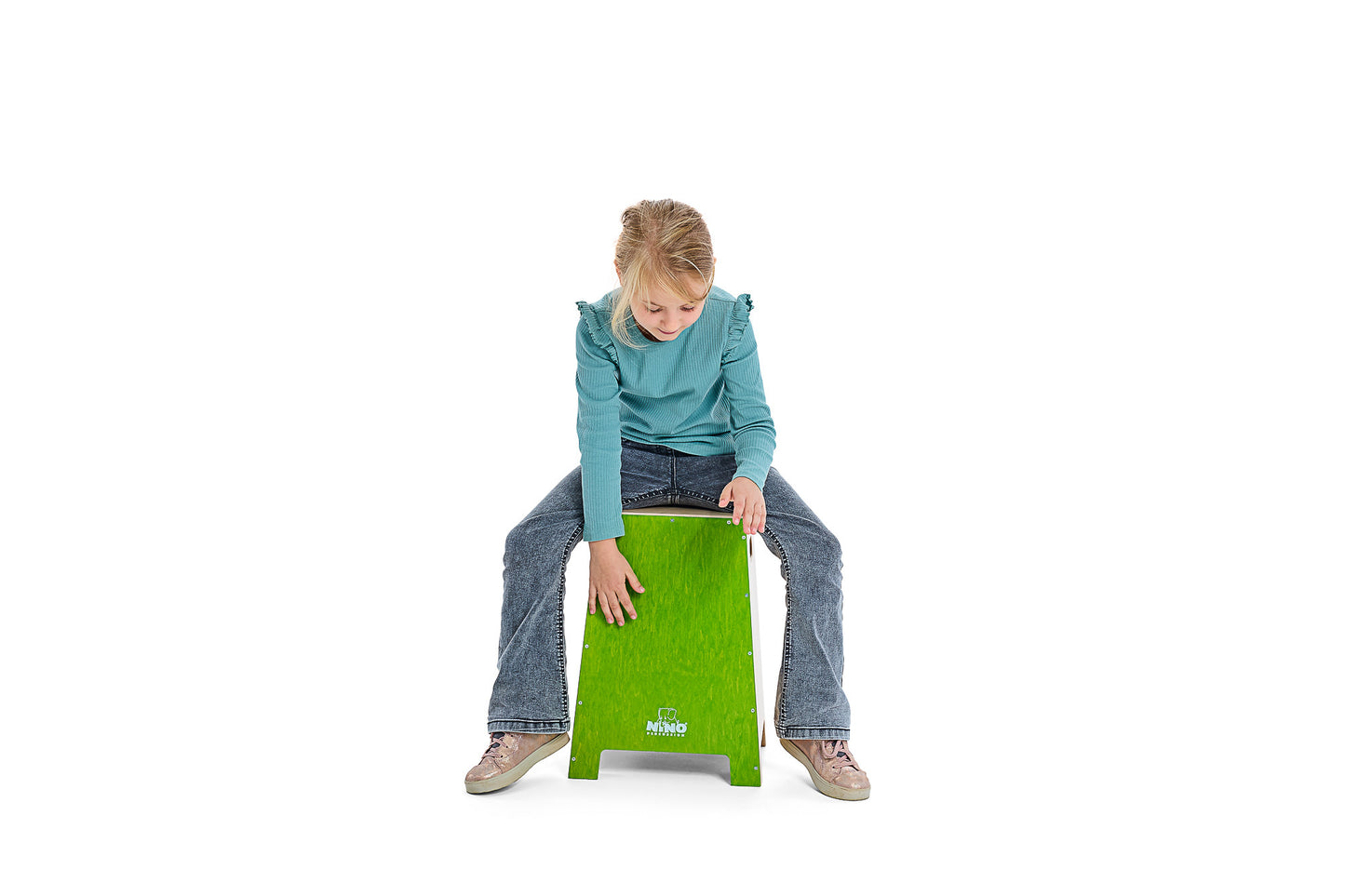 NINO Percussion Stackable Large Cajon - Green