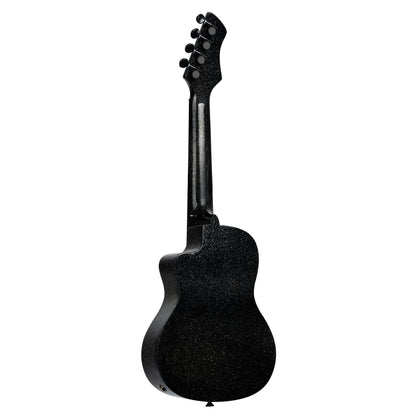 ORTEGA Horizon Serie Konzert Ukulele 4 String - Black Sparkle + Bag