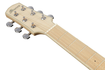 IBANEZ Advanced Acoustic AAM Acoustic Guitar 6-String - Transparent Antique White Ice Blue Open Pore