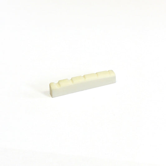 Nut for 5-stringed Lefthand-Bass - Hmax=9mm, W=45mm, D=5mm