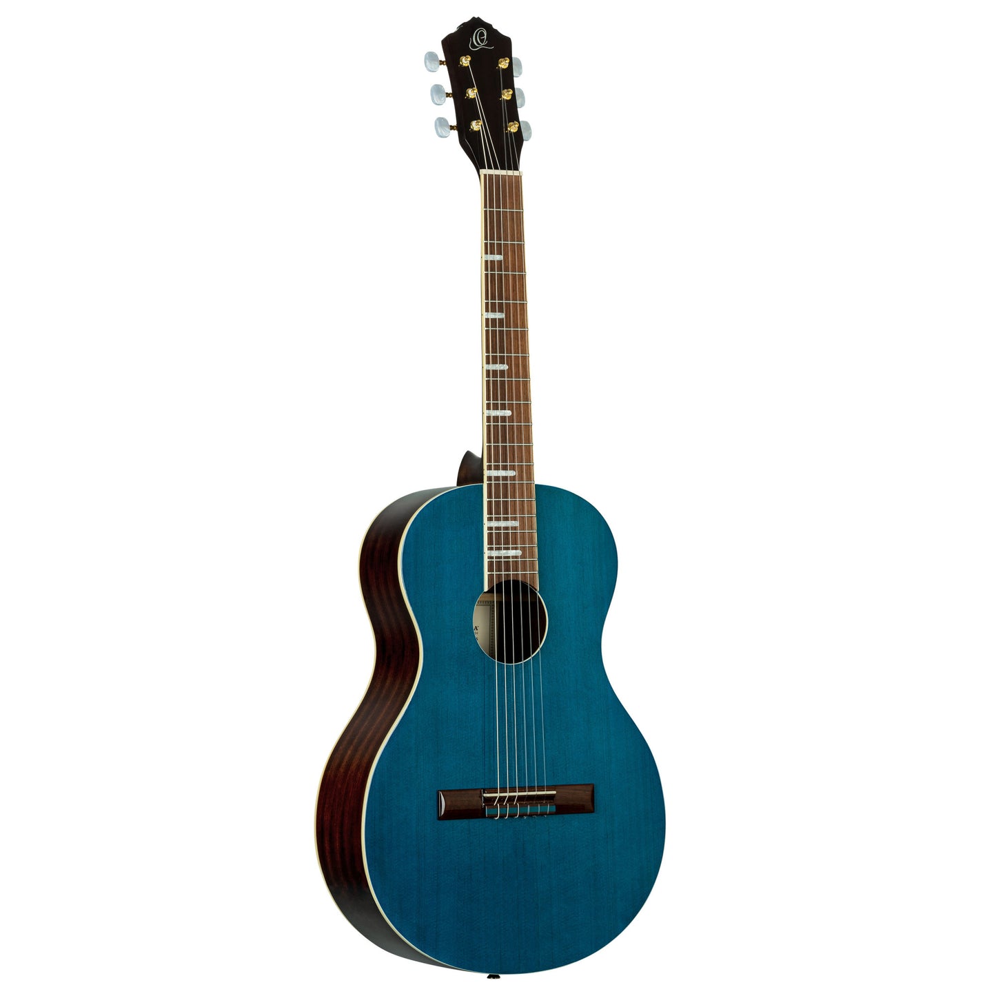 ORTEGA Ranger Series 4/4 Konzertgitarre 6-String - Ozeanblau + Gigbag