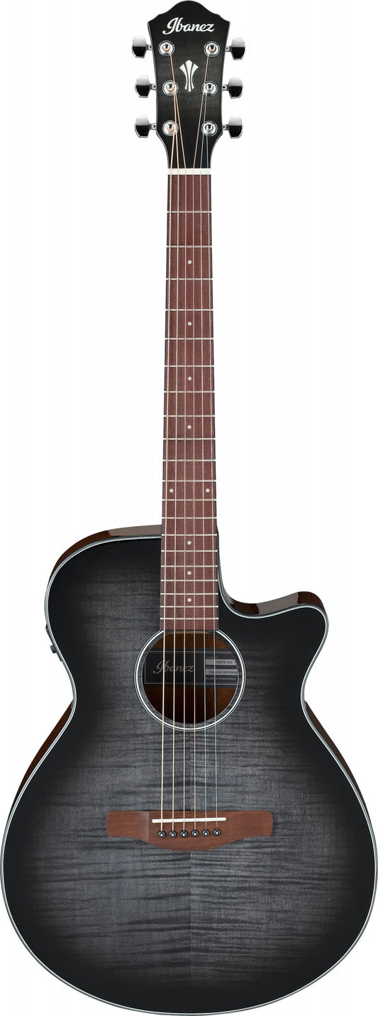 IBANEZ AEG Acoustic Guitar 6-String - Transparent Charcoal Burst