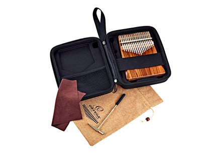 ORTEGA Lizard Series Kalimba 17 Keys - Solid Acacia