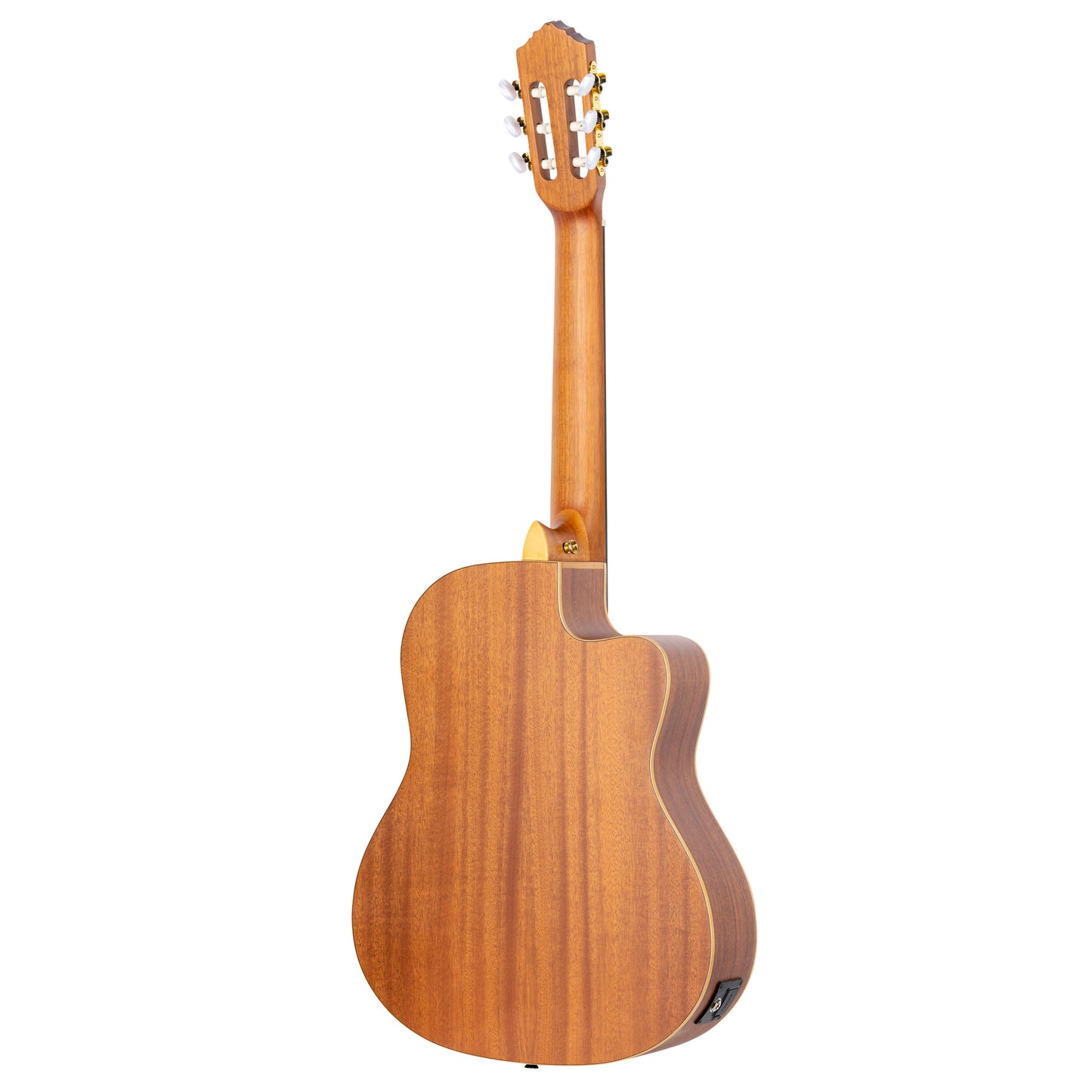 ORTEGA Family Series Pro 4/4 Konzertgitarre 6 String Lefty - Massive Zeder / Mahagoni Natur + Bag