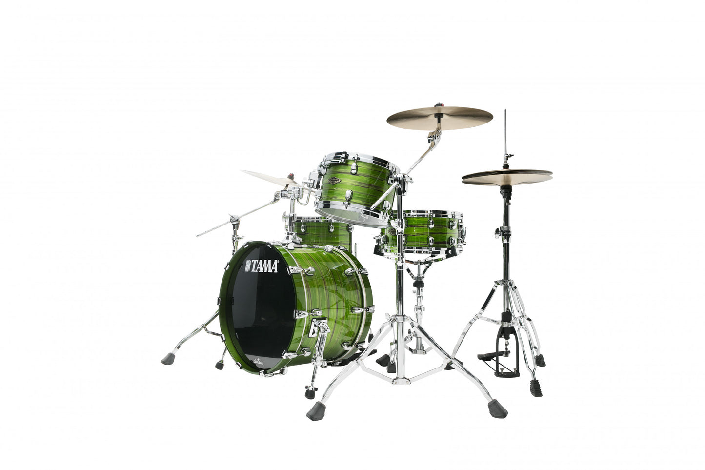 TAMA Starclassic Walnut/Birch Lacquer Shell Kit 3 teilig - Lacquer Shamrock Oyster/Chrom HW